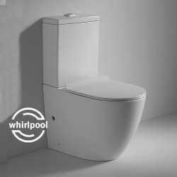 690x370x830mm Ceramic White Tornado Back To Wall Toilets Suite Two Piece Toilets 